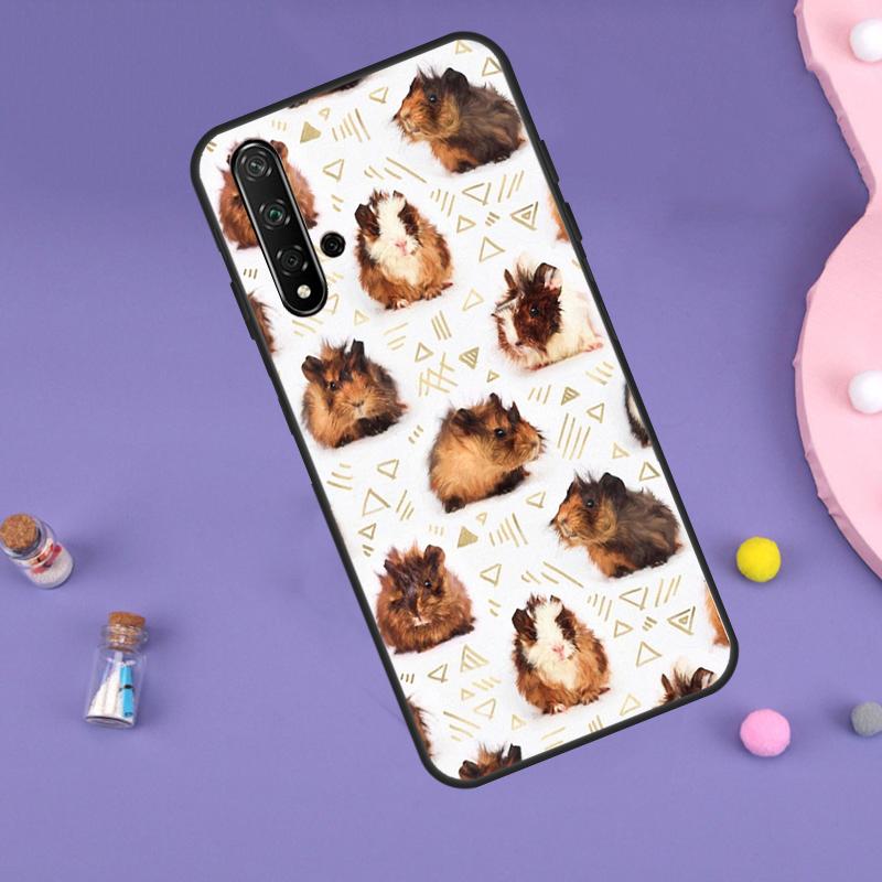 Cute Cartoon Guinea Pig For Huawei Nova 10 9 SE 3i 7i 8i 11i 12i Y60 Y61 Y70 Y72 Y73 Y90 Y91 P20 P30 P40 Lite Case