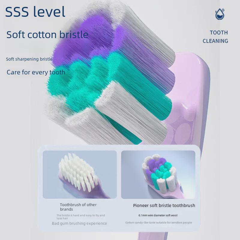 Yangzhou Soft Bristle Wide-Head Adult Toothbrush - Ideal for Couples and Household Use.