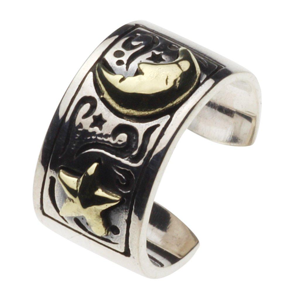 

Серьга-кафф Star Crescent 925 Silver e0129 [Cenote] [Серебряные аксессуары]