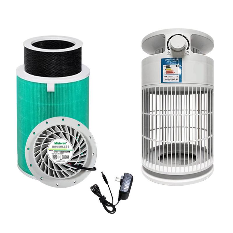 DIY Air Purifier for Office & Game Rooms - Removes Secondhand Smoke, Formaldehyde, and Odors in Seconds