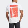 adidas Aeroready Roland Garros Tee Dry Fit Tennis Short Sleeve T-Shirt Men Tops White HT5227