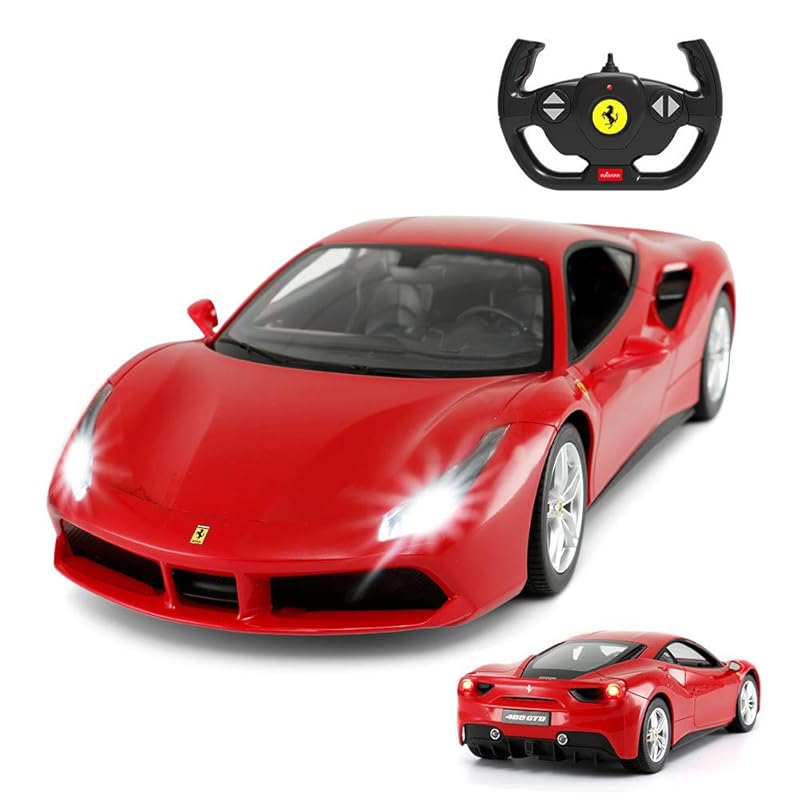 

1:14 ferrari 488 GTB Radio-controlled car, headlights and taillights illuminate, red