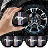 4pcs Car Styling 56mm Emblem Wheel Center Hub Caps Stickers For Mustang Universal Big Size Mustang Shelby GT Car Accessories