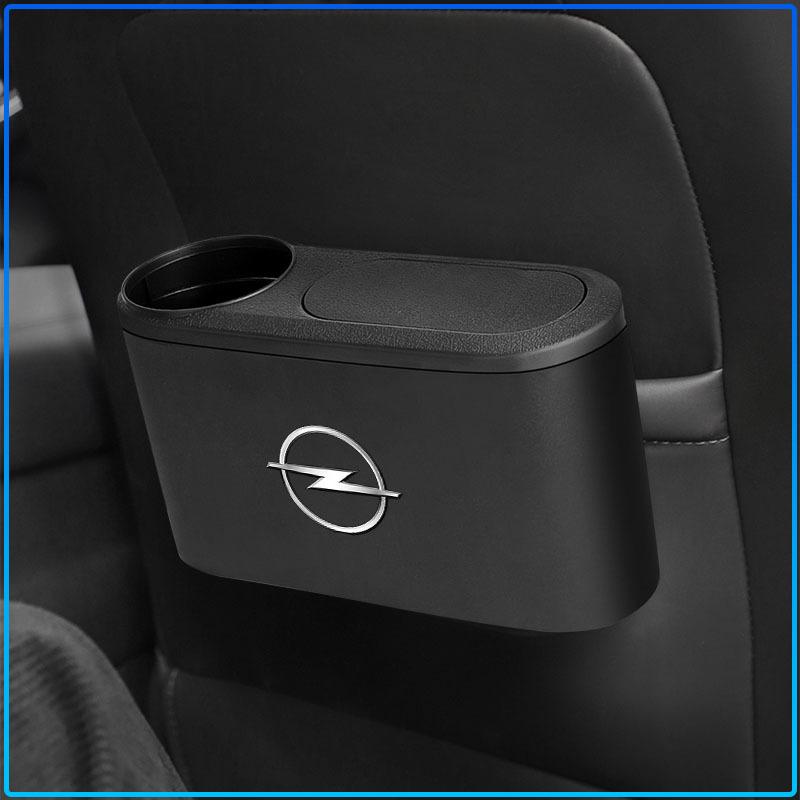 1Pcs Portable Hanging Mini Car Trash Can Wastebasket Trash Can with Lid For Opel crosa d astra h insignia astra j zafira b mokkaastra vivaro astra g