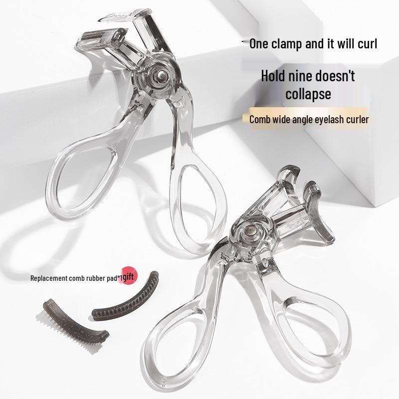 Sunflower Wide-Angle Curling Comb & Eyelash Curler for Natural, Long-Lasting Curls
