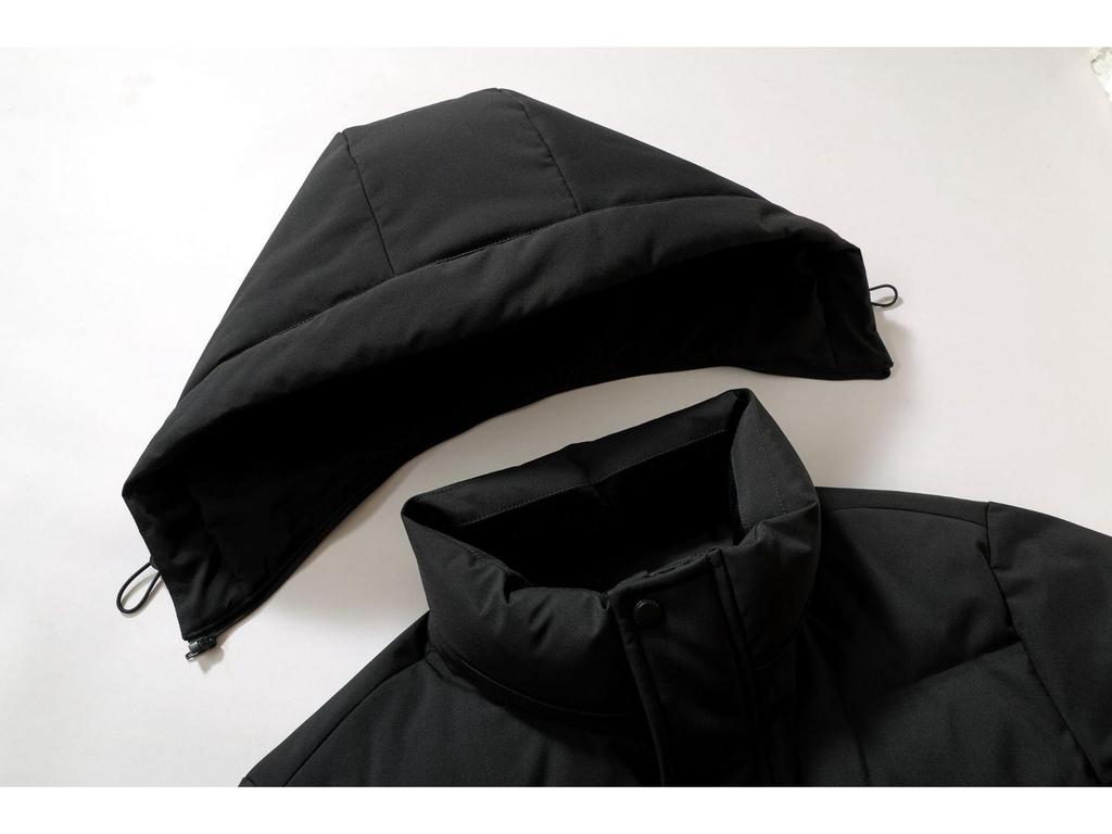 Men's Winter Goose Down Hooded Jacket - Stylish & Trendy 90% White Goose Down Filling