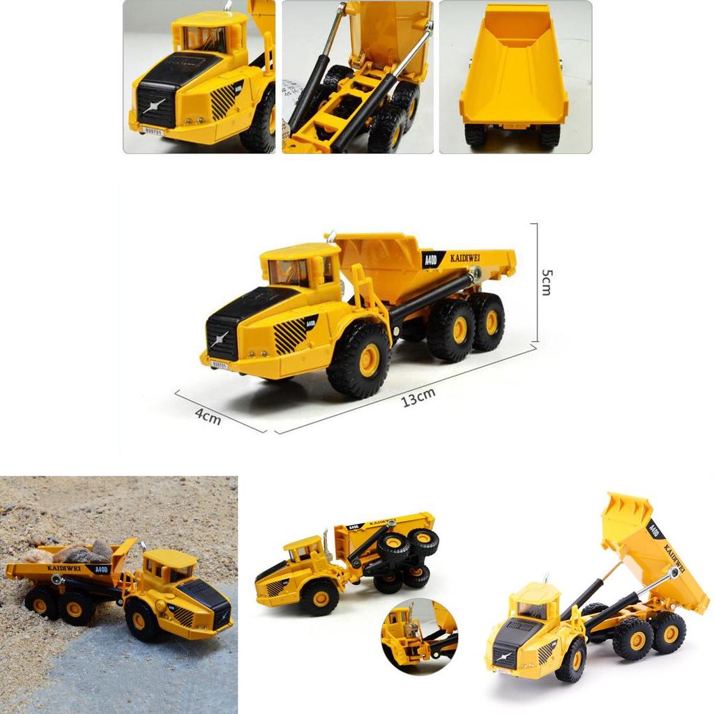Model wywrotki Kdw 1/87 Diecast, Metalowy Pojazd Budowlany Dla Dzieci