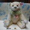 [USED] White Tag YUKI 26cm Steiff Teddy Bear with Certificate of Authenticity