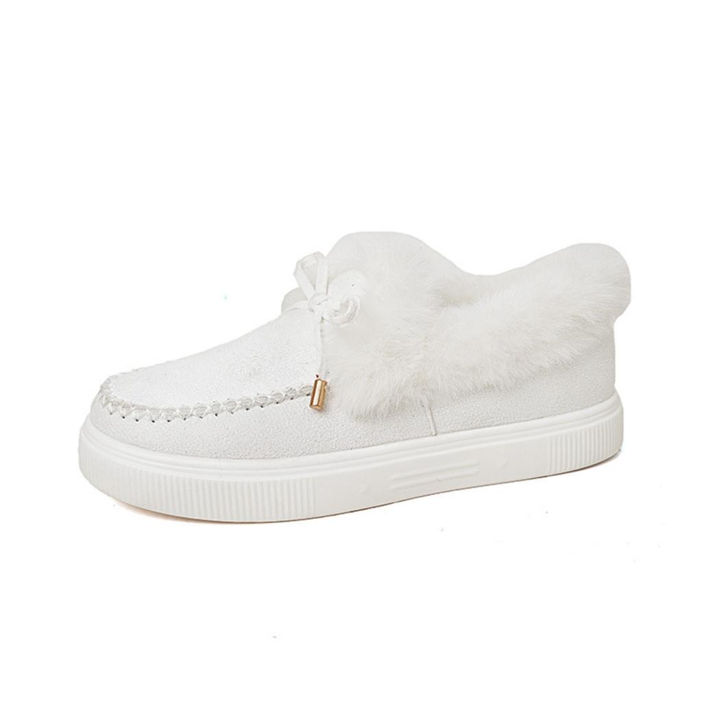 Women's Shoes, Snow Boots, Cotton Shoes, Round Toe Shoes, Thick Soled Shoes, Suede Shoes, Warm Shoes