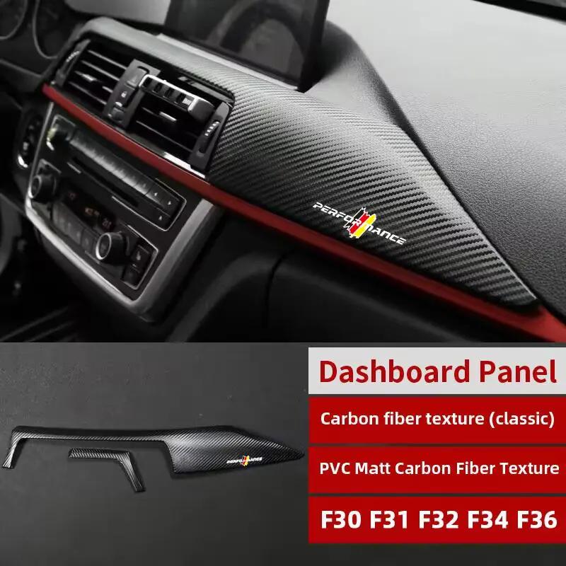 

Для BMW 3 серії F30 F31 F36 Виготовлено з Алькантари Обгортка Центральна консоль Панель приладової панелі Декоративна накладка Аксесуар для салону автомобіля Carbon Leather Ger