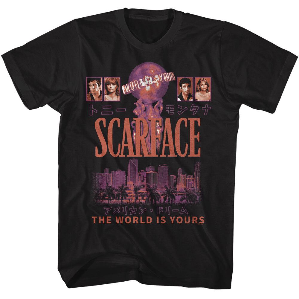 Scarface Miami FL Elvira Hancock Tony Montana The World Is Yours Men T Shirt XXXXL