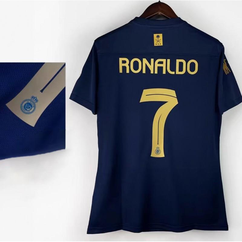 Al Nassr FC 2023-2024 Tricou de Casă și de Deplasare pentru Fani Bumbac Tricou de Fotbal Bărbați Femei S-XXL