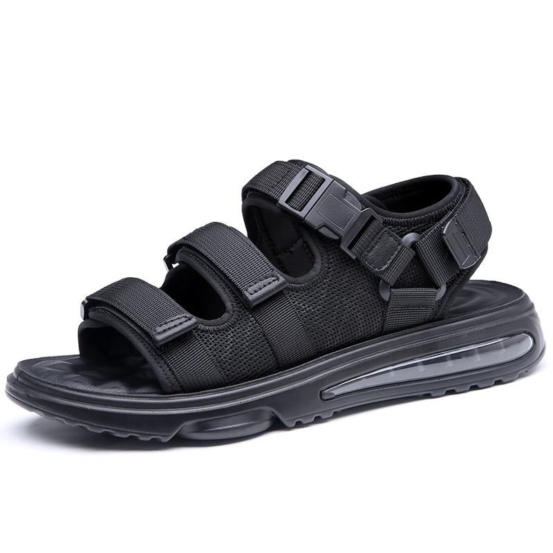 

Модные летние мужские сандалии для отдыха, удобные и универсальные, стильные, пляжные, для отдыха на природе, для прогулок, мужские, высокого качества, для путешествий 44 чёрный