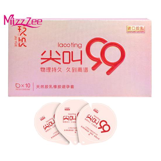 Mizz Zee 10Pcs Condom Male Ultra Thin Latex Sleeve Contraception Penis Adult
