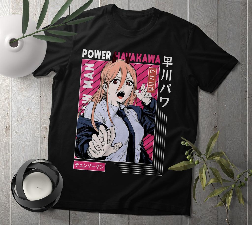 Chainsaw Man Anime Graphic T Shirt 2026 Summer Unisex Loose Fit Cotton Short Sleeve Streetwear Casual Tee for Cosplay Daily Life