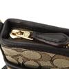 Used COACH Shoulder Bag F29960 Signature Canvas/leather Beige Dark Brown Diagonally Hung