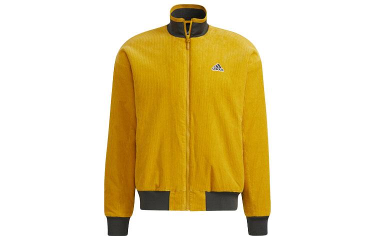 Мужская вельветовая куртка Adidas Желтая HD0361