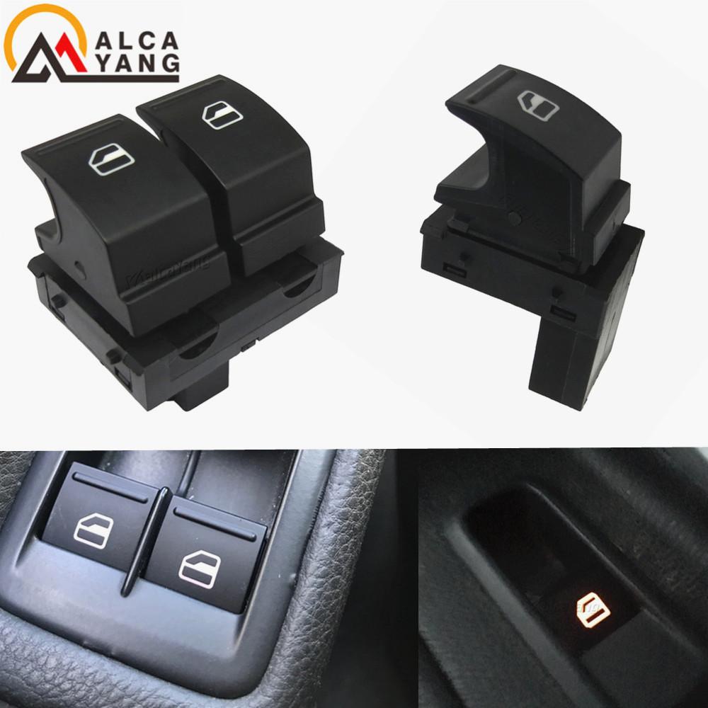 High Quality Window Switch Control Button 1K3959857A 1F0959855 For VW Caddy 2K Jetta EOS Golf MK5 Passat B6 Polo 6R Touran SEAT
