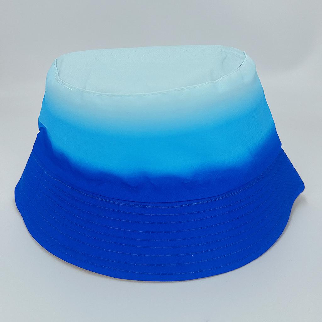 New Color Matching Tie-dye Bucket Hat Double-sided Sun Hat Women's Summer Sunscreen Basin Hat Casual Spot