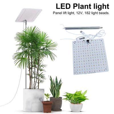 Telescopic Grow Light with Auto On/Off Timer Height Adjustable Full Spectrum LED