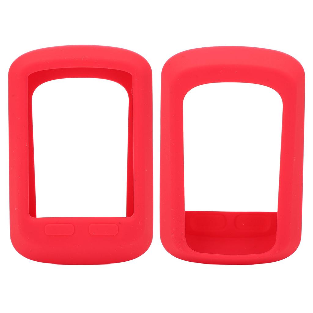 Fahrradcomputer Silikonhüllen Fahrradcomputer Schutzhüllen aus Silikon mit HD-Folie für Bryton420Rot