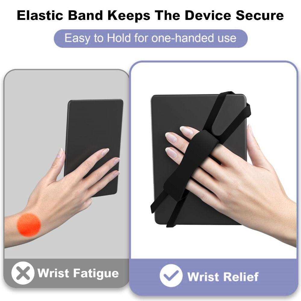 Silicone Tablet Secure Hand Strap Phone Fixed Belt for Kindle/Kobo/Boox/Lenovo Handheld Reading