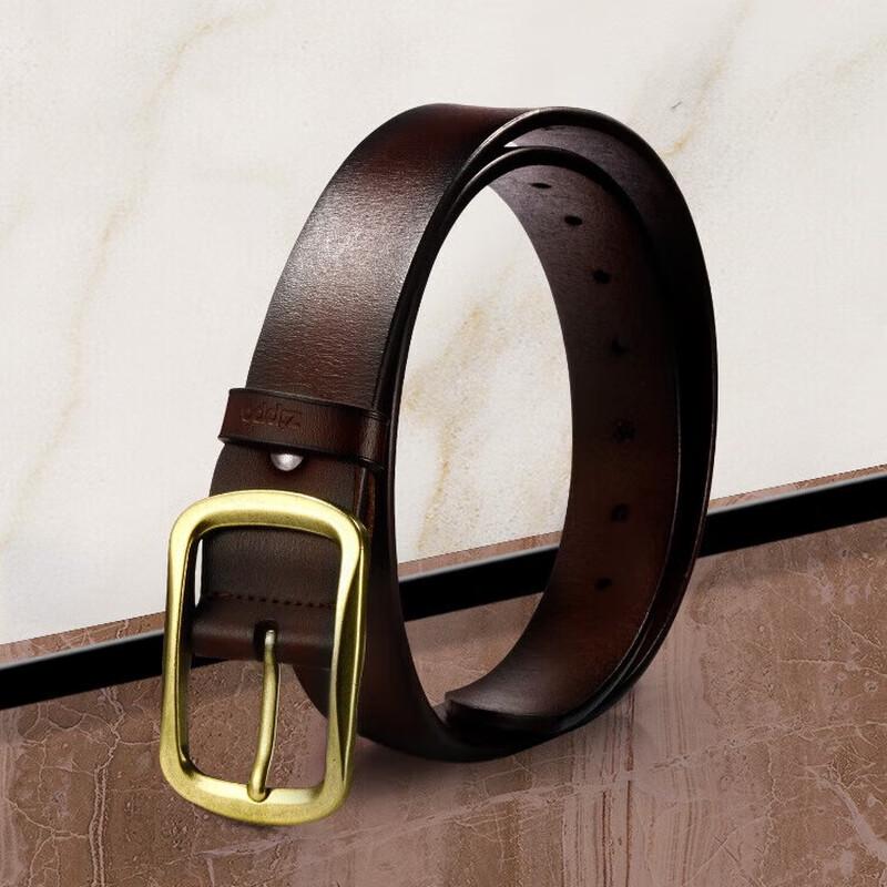 Zippo Men s Genuine Leather Pin Buckle Belt 110cm