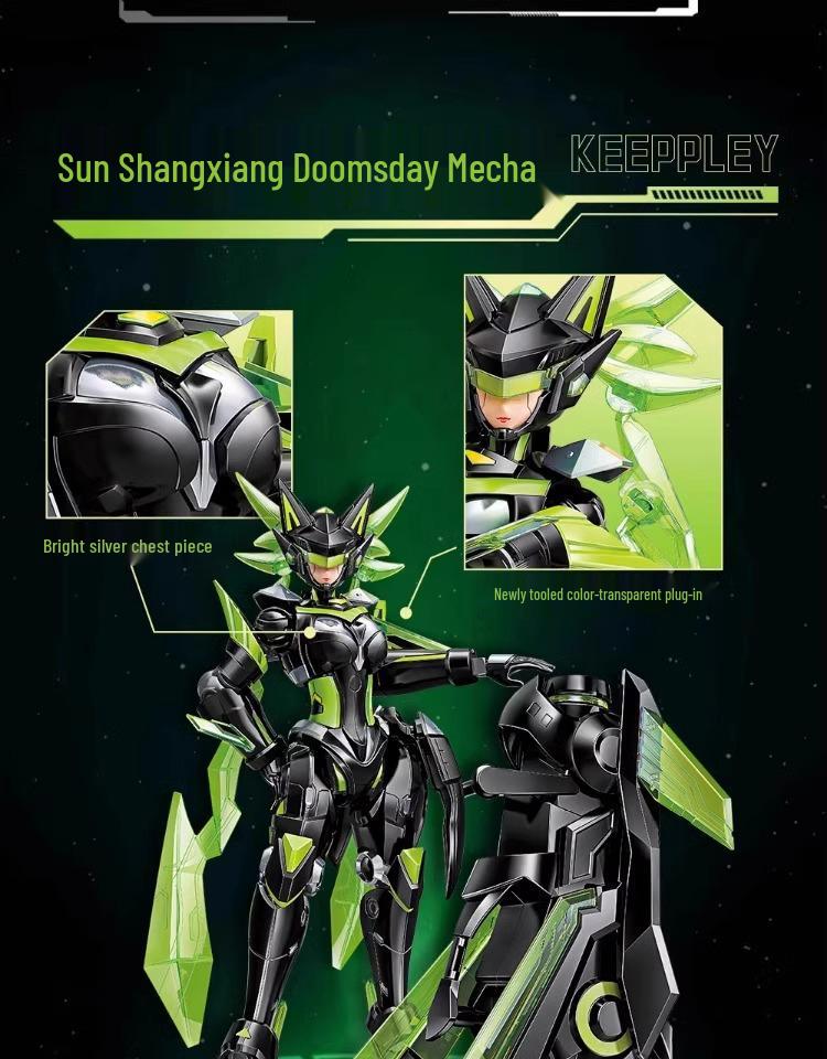 Sun Shangxiang Mecha Building Blocks - Compatible with LEGO, Action Figure Assembly Toy for Boys, Perfect Birthday Gift