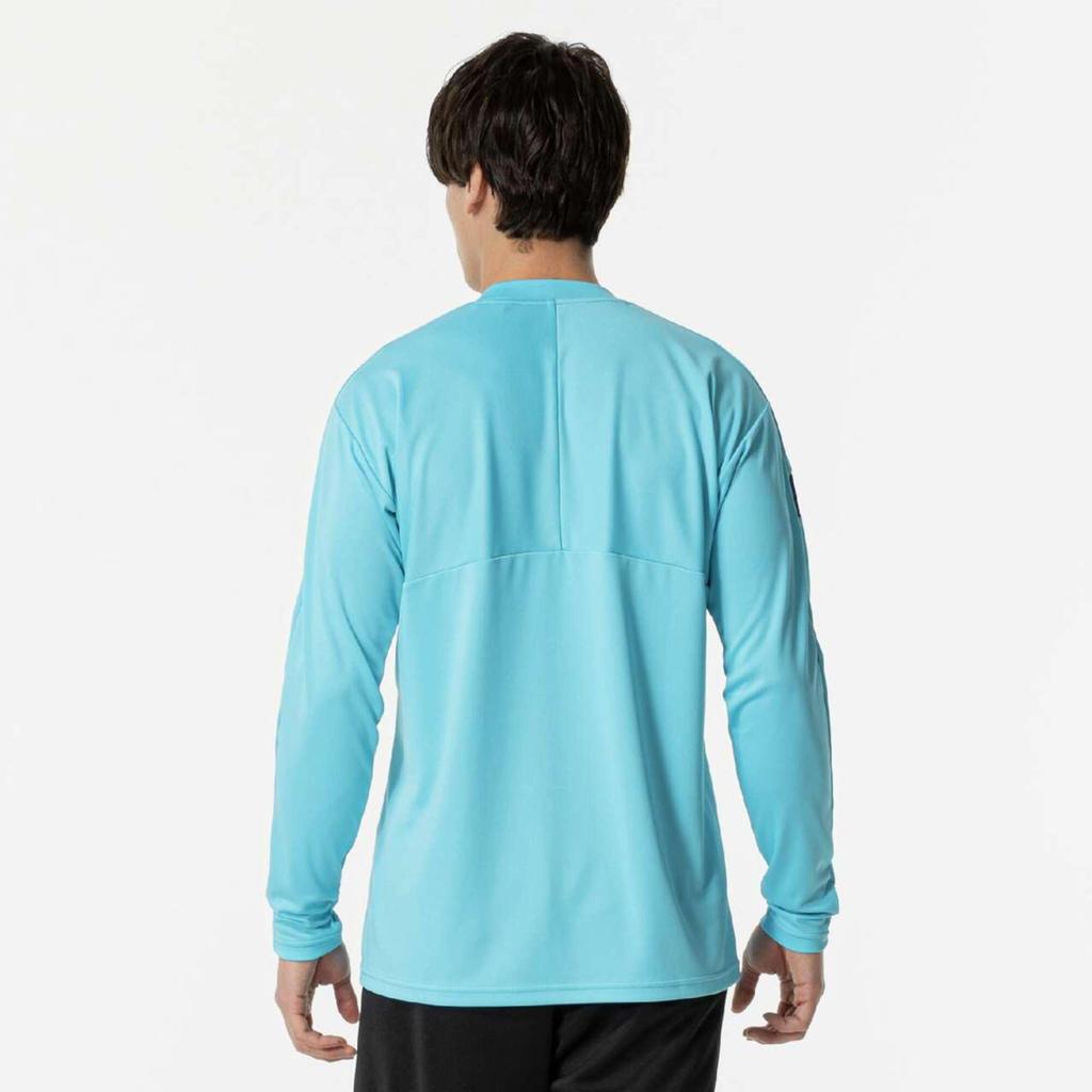 N-XT Volleyball Practice Shirt, Long Sleeve, V2MAB512, Unisex, River Blue x Dress Navy, Size XL