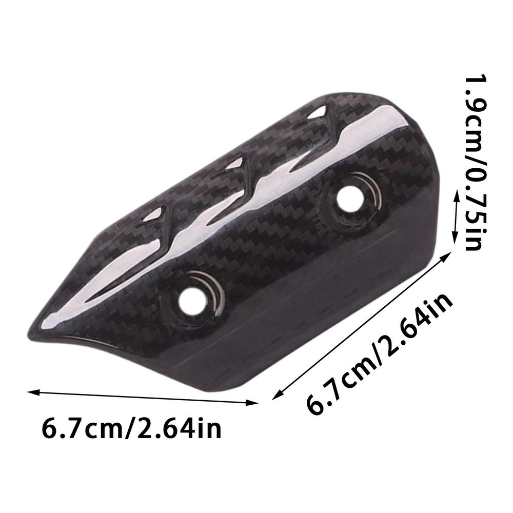 Motorrad Auspuff Hitzeschild Sicherheit Anti Heiß Abdeckung Auspuff Hitzeschutz Schalldämpfer Für Fahren Outdoor Schutz Pendler Sicherheit