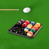 Standardní zásobník na kulečníkové koule Černý Plastový nosič na kulečníkové koule 16 otvorů Snooker Držák na kulečníkové koule Držák na kulečníkový stůl