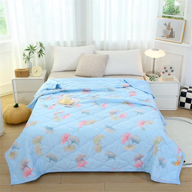 Comfortable Breathable Cotton Summer Quilt - Washable AC Quilt with Gift Box Packaging