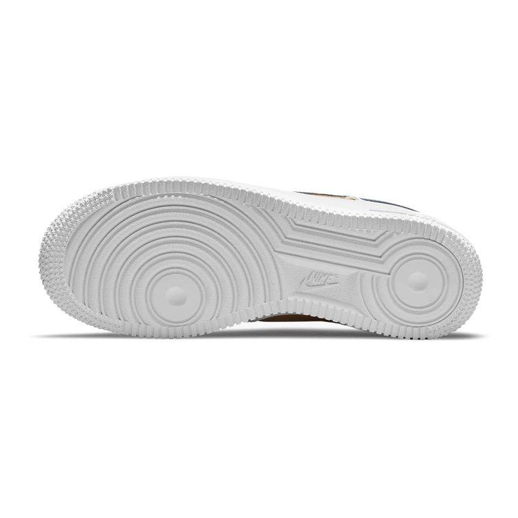 Nike Air Force 1 Low '07 LV8 White Blue Void Metallic Gold GS DM3089-100