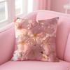 Cherry Blossom Cushion Cover Linen Cushion Cover Soft Decorative Case For Sofa Home Decor