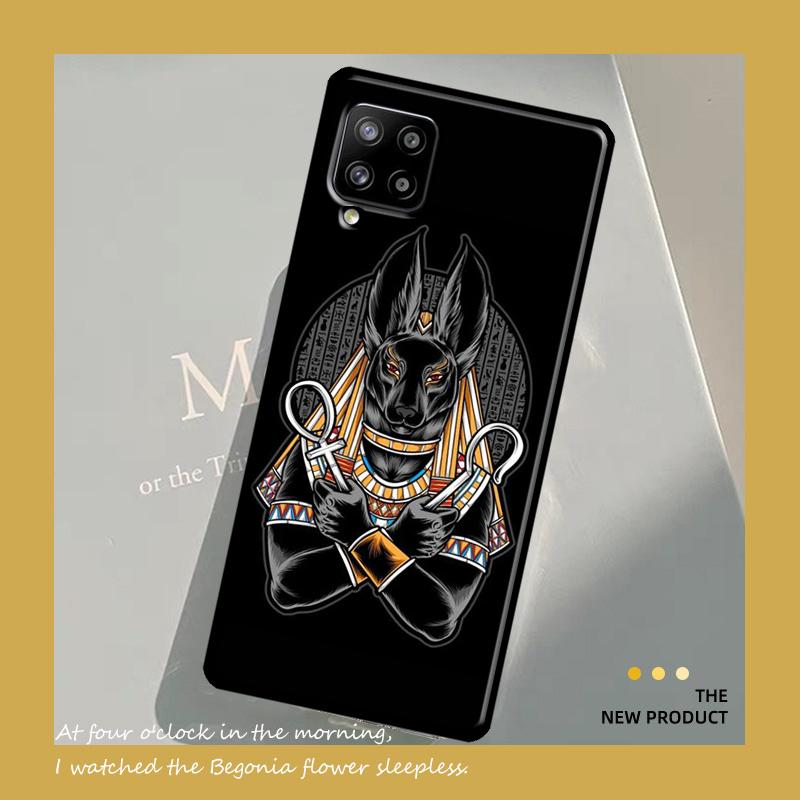Egypt Nefertiti Anubis Ankh Case For Samsung Galaxy A54 A34 A13 A23 A33 A53 A73 A12 A22 A32 A52 A51 A71 A14 Cover