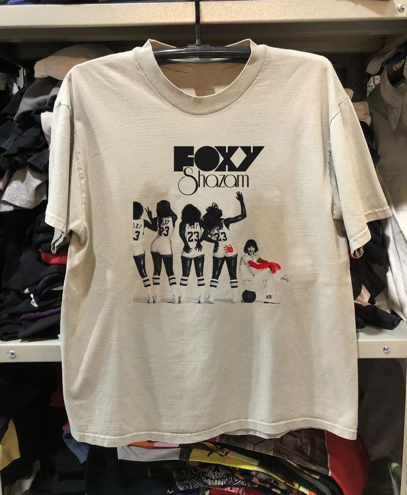 Винтажный Постер Foxy Shazam Хлопковая Песочная Футболка Унисекс Концертная S-5XL AC529 Унисекс Футболка XXXXL