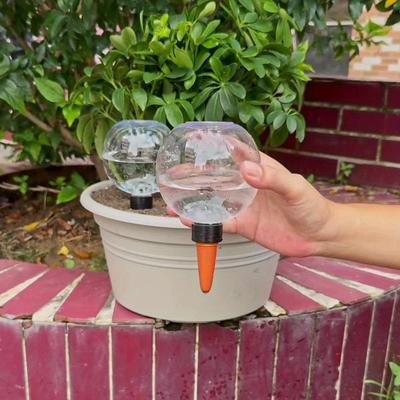 4Pcs Self-Irrigating Plant Balls | 16.91oz Capacity, Slow-Release Ceramic Material, Transparent Water Level Indicator, Suitable for Indoor/Outdoor