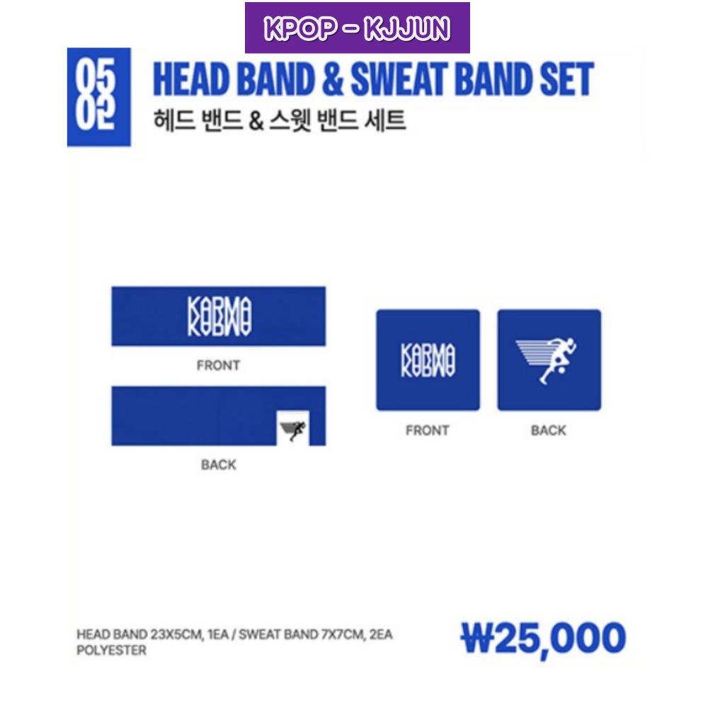 

Stray Kids KARMA POP-UP STORE MERCH HEAD BAND & SWEAT BAND