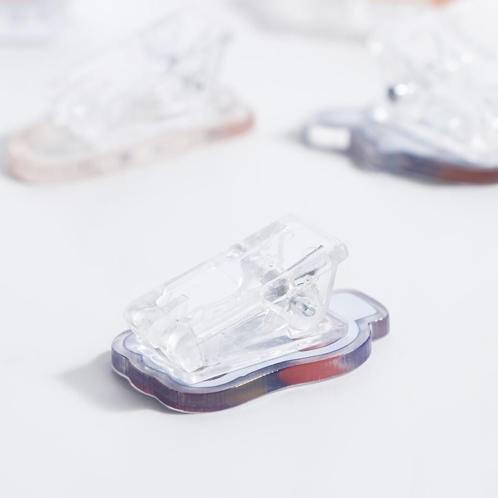 Clamp Letter Clip Page Holder Cartoon Transparent Clip Snacks Sealing Clip Paper Clip Binder Clips