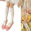 1 Pair Lace Ruffle Style Socks Long Socks Girls Breathable Cute Lolitas Socks Sexy Cotton Womens Autumn Thin Calf Socks