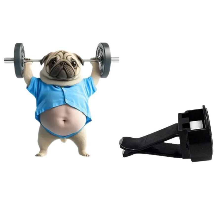 

Adorable Pug Acrylic Car Vent Diffuser, Cute Pug Freshener Decorative Accessories, 2D Cartoon Scented Diffuser Clip For Cars Interior Accessor One Size белый