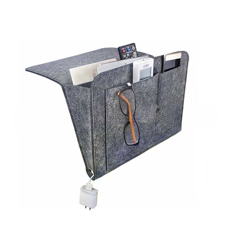 

1Pc Bedside Hanging Storage Bag Mobile Phone Remote Control Tissue Storage Bag Bedside Book Storage Hanging Bag Sundry Storage Bag Household Items