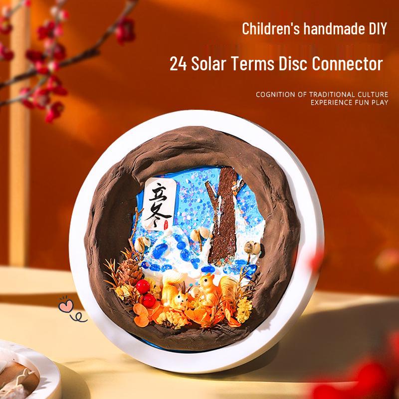 Children's DIY Creative Plate Painting Kit - Shell Design Ornaments