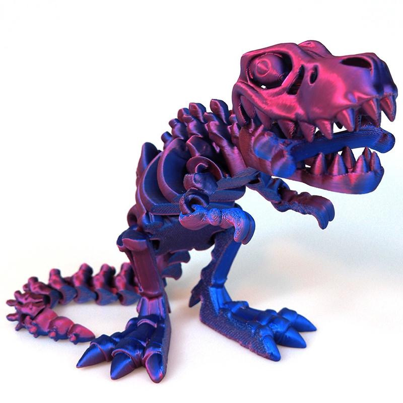 Movable Joint Toy Dinosaur Model Tyrannosaurus Rex Fossil Dragon 3D Printing Skull Decoration