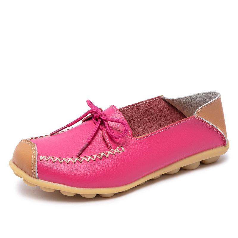 

Весенняя обувь для мам на мягкой подошве на плоской подошве два способа носки, обувь на ступенчатой подошве, повседневная обувь, нескользящая обувь для беременных, женские туфли с мелким вырезом 44 розы красного