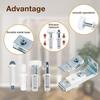 Folding Door Hardware Set With Metal Top Rollers For Home Renovation