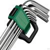 9 Pieces/Set Allen Keys Hexagon Key Hand Tools Equipment Repairing Hex Wrench L Type for Bike