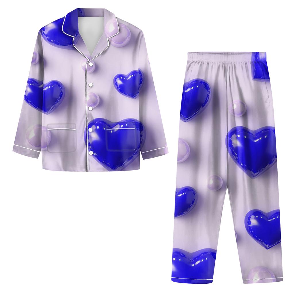 Ladies' Long Sleeved Long Pants Casual Home Set