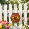 Suncatcher Acrylic Jigsaw Puzzle Suncatcher Stained Glass Style Halloween Skeleton Ghost Stainless Steel