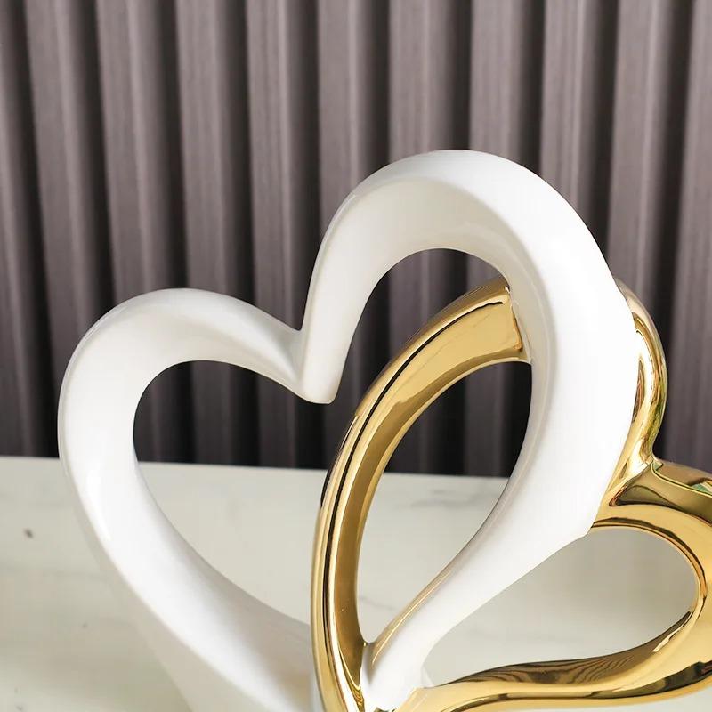 Modern Love, Simple and Luxury Decoration, Living Room, Foyer, Wine Cabinet, TV Cabinet, High-end Home Gift Decorations